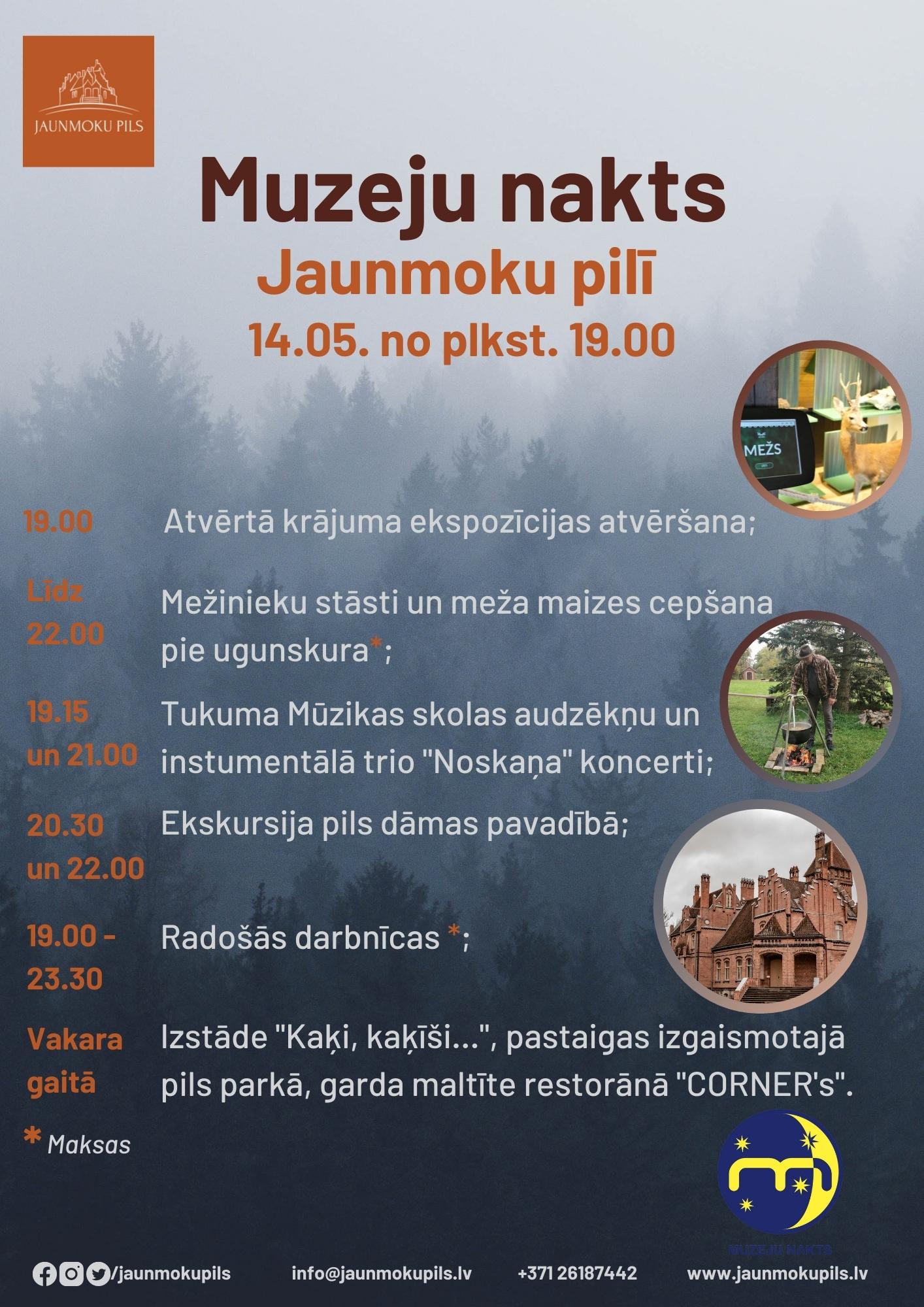 “Muzeju nakts 2022” 14. maijā - Jaunmoku pils kā vērtība, kā “mājas ...
