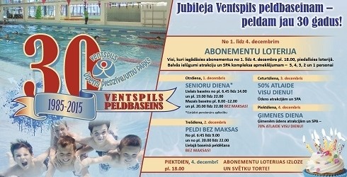 VENTSPILS PELDBASEINAM – 30 GADI!
