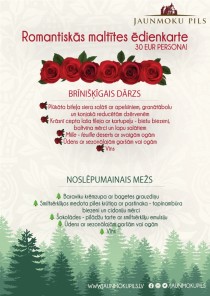 Romantikas piedāvājums Jaunmoku pilī! 