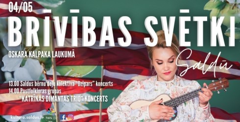 4. maijs - Brīvības svētki Saldū