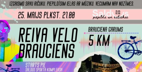  REIVA VELO BRAUCIENS SALDŪ