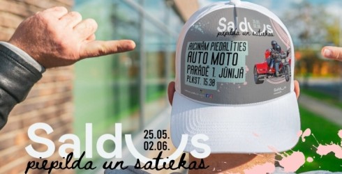 SALDUS NOVADA DIENAS 2024 aicina satikties MOTO UN AUTO PARĀDĒ