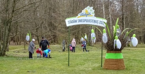 Aicina uz Sniegpulkstenīšu stādīšanas talku Jūrmalas parkā