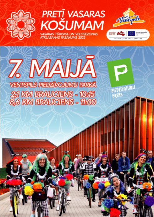 In preparation of kicking off the summer tourism and cycling season in Ventspils