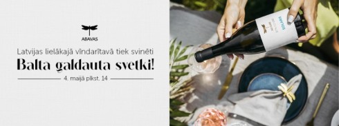 Baltā galdauta svētki Abavas vīna darītavā