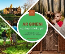 Ar ģimeni brīvdienās uz Jaunmoku pili