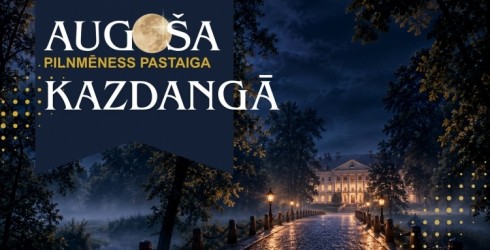 Augoša pilnmēness pastaiga Kazdangā