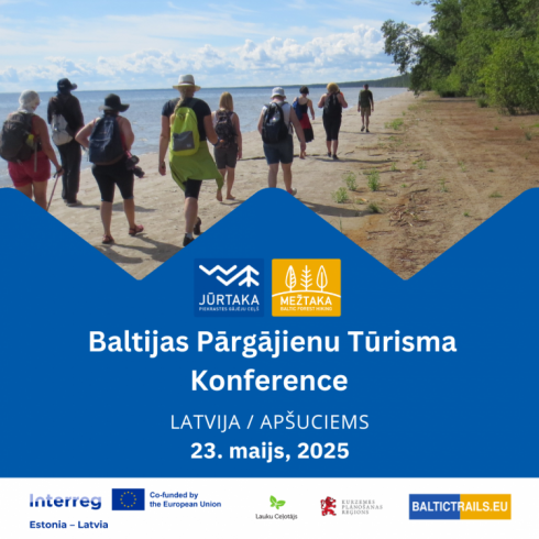 Baltijas Pārgājienu Tūrisma Konferencē 23.maijā, Apšuciemā un kopīgā pārgājienā 24. maijā, Apšuciems - Engure