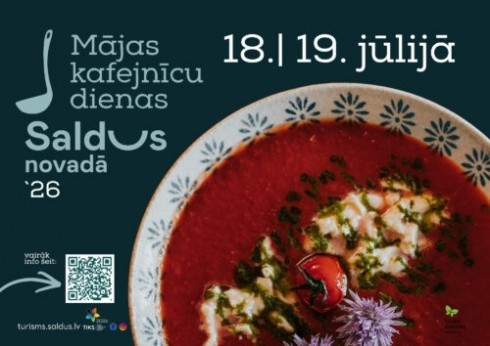 18. un 19. jūlijā Mājas kafejnīcu dienas Saldus novadā