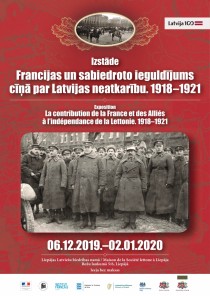 Liepājas Biedrības namā tiks atklāta izstāde par Francijas un sabiedroto ieguldījumu cīņā par Latvijas neatkarību