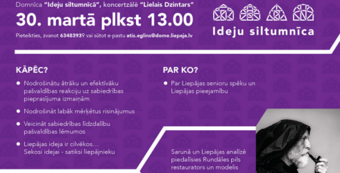Liepājas seniori aicināti pieteikties ideju stādīšanā