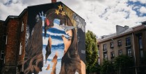 The world-famous graffiti artist OZMO created his latest mural in Liepāja