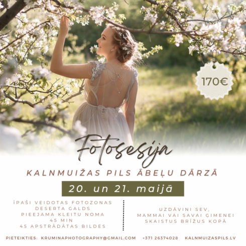 Fotosesija Ābeļdārzā