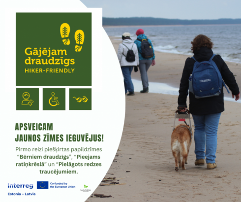 Jaunumi pārgājienu ceļotājiem – bērniem draudzīgas vietas un vides pieejamība