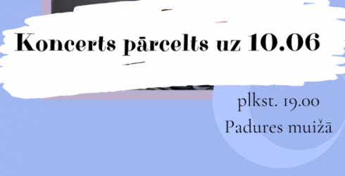 Svarīga informācija par Igo koncertu Padures muižā   