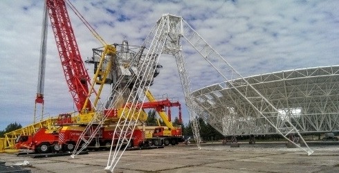 10. JŪNIJĀ ANTENA RT - 32 TIKS PACELTA BALSTA TORNĪ