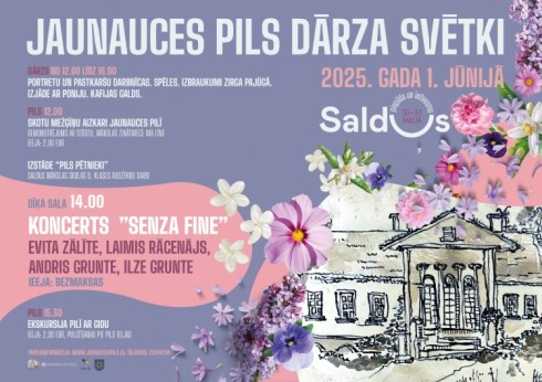 Piedzīvo skaistu un radošu svētdienu vēsturiskā gaisotnē – 1. jūnijā  Dārza svētkos Jaunaucē