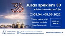 Liepājas Latviešu biedrības nams aicina uz vēsturisku ekspozīciju “Jūras spēkiem 30”