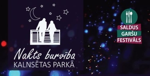11. septembra naktī krāsu un gaismu spēles Kalnsētas parkā
