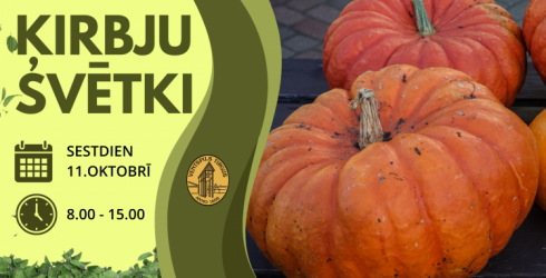 Ķirbju svētki Ventspils Vecpilsētas tirgū