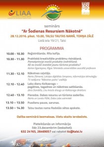 Kurzemes tūrisma asociācija aicina uz semināru “Ar šodienas resursiem nākotnē”