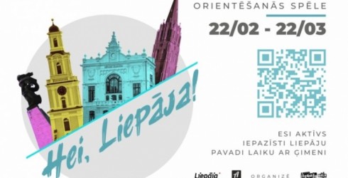 Orientēšanās spēle ģimenēm "Hei, Liepāja!"