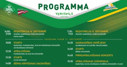Ventspils Piedzīvojumu parka maratons jau 17. septembrī!