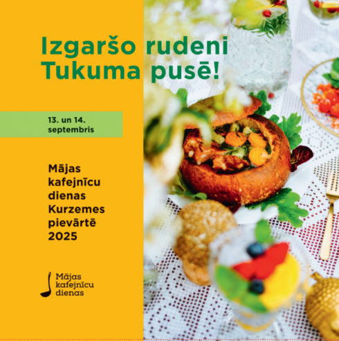 Mājas kafejnīcas Tukuma novadā 2025.gadā