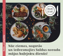 Mājas kafejnīcu dienas Saldus novadā -  26. un 27. jūlijā!