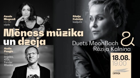 MoonBach and Rēzija Kalniņa. Moon Music and Poetry