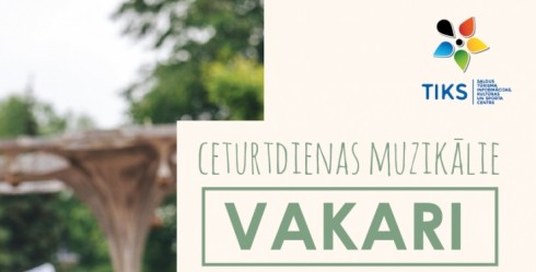 20. augustā muzikālais vakars un brīvdabas kino Saldū