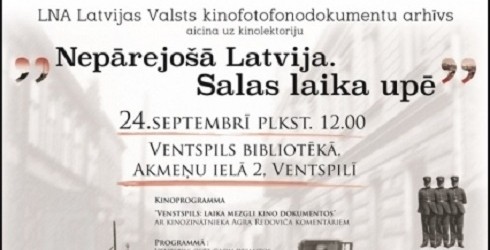 VENTSPILS VĒSTURE KINOFOTOFONODOKUMENTU ARHĪVA MATERIĀLOS