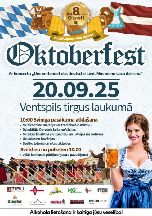 Aicinām uz „Oktoberfest” Ventspilī