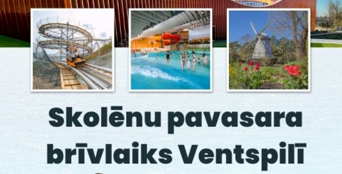 Skolēnu pavasara brīvlaiks Ventspilī