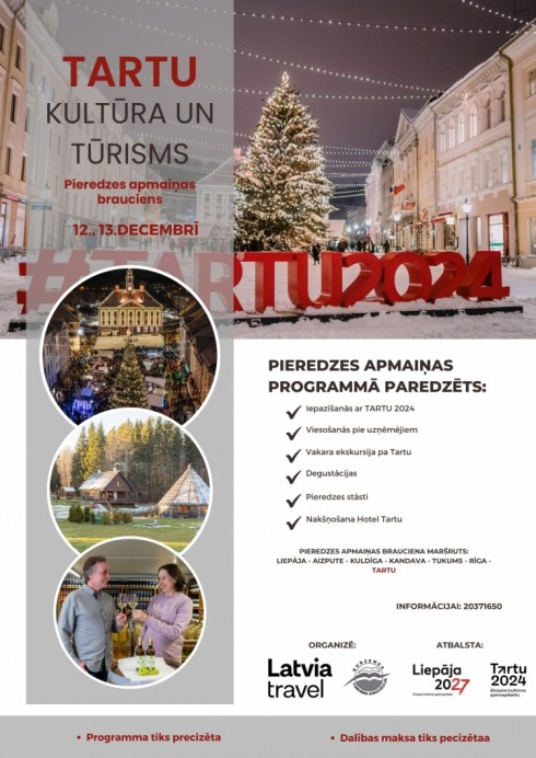 Rezervē datumus savlaicīgi!
