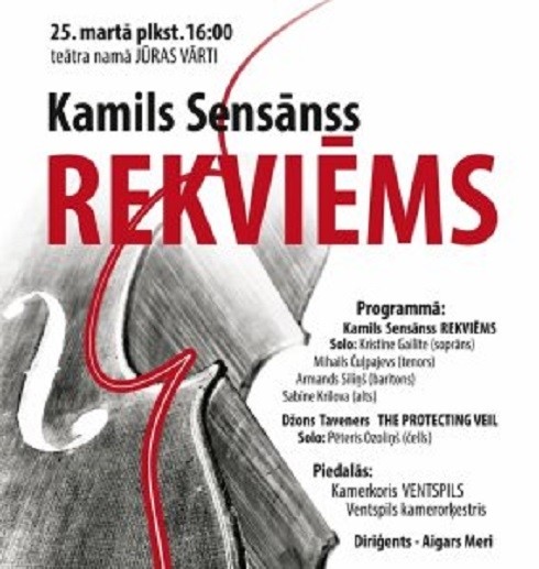 KAMILA SENSĀNSA UN SERA DŽONA TAVENERA GARĪGĀ MŪZIKA LIELĀS PIEKTDIENAS KONCERTĀ JŪRAS VĀRTOS