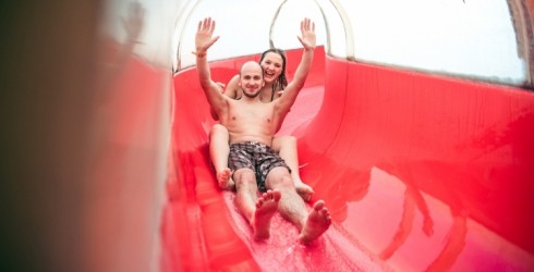 Valentīndienas noskaņa slidotavā, rodeļu trasē un Ūdens piedzīvojumu parkā !