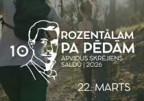 Pavasara skrējiens Rozentālam pa pēdām Saldū 22. martā