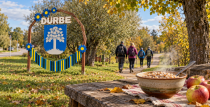 Putra, spēks un soļi — aktīva rudens diena Durbē