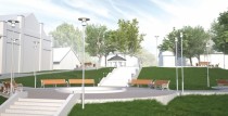 Atjaunos Sabiles sinagogu, pilsētas laukumu un mākslinieku rezidenci „Pedvāle”