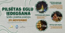 “Rūķu gaismas pastaigā” Ventspilī iedegsim svētku eglītes un rotājumus