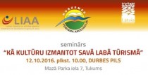   Kurzemes tūrisma asociācija (KTA) sadarbībā ar LIAA Tūrisma departamentu organizē ikgadējo Kurzemes tūrisma konferenci