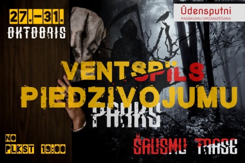 Šausmas Ventspils Piedzīvojumu parkā