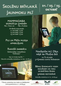 Skolēnu rudens brīvlaiks Jaunmoku pilī!