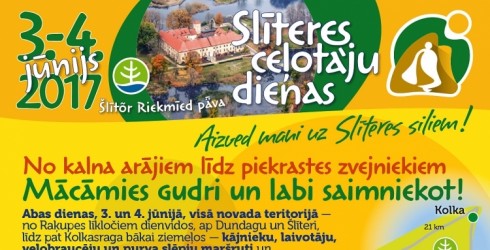 Slīteres Ceļotāju dienas 2017. gada 3. un 4. jūnijā