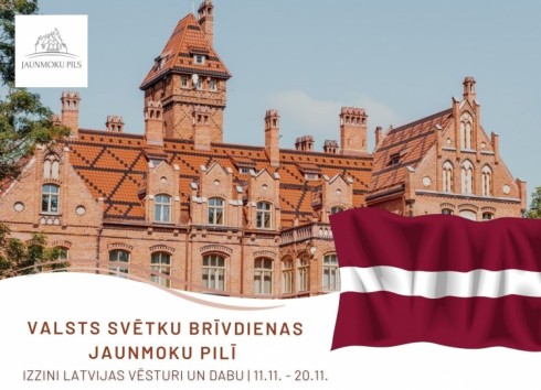 Valsts svētku brīvdienas kopā ar ģimeni Jaunmoku pilī