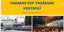 Aicinām baudīt vasaru un pasākumus Ventspils pilsētā!
