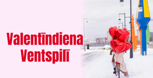 Mīlestības piepildīta Valentīndiena Ventspilī un apkārtnē