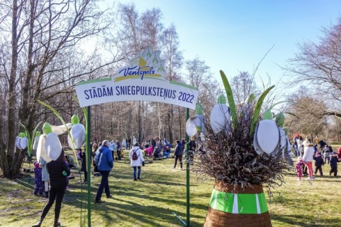 Ventspils | Aicina lielus un mazus piedalīties čaklajā Sniegpulkstenīšu stādīšanas talkā