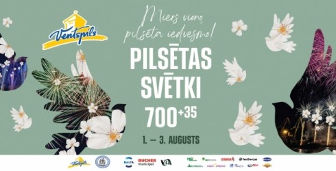 Ventspils aicina uz krāšņiem Pilsētas svētkiem – 700+35 gadu jubileju